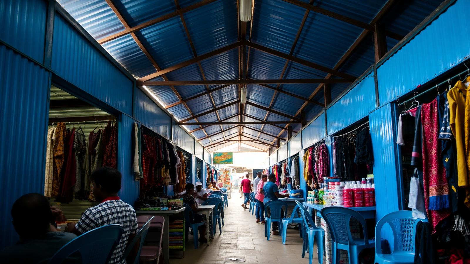 Inside Kenyatta Market in Nairobi