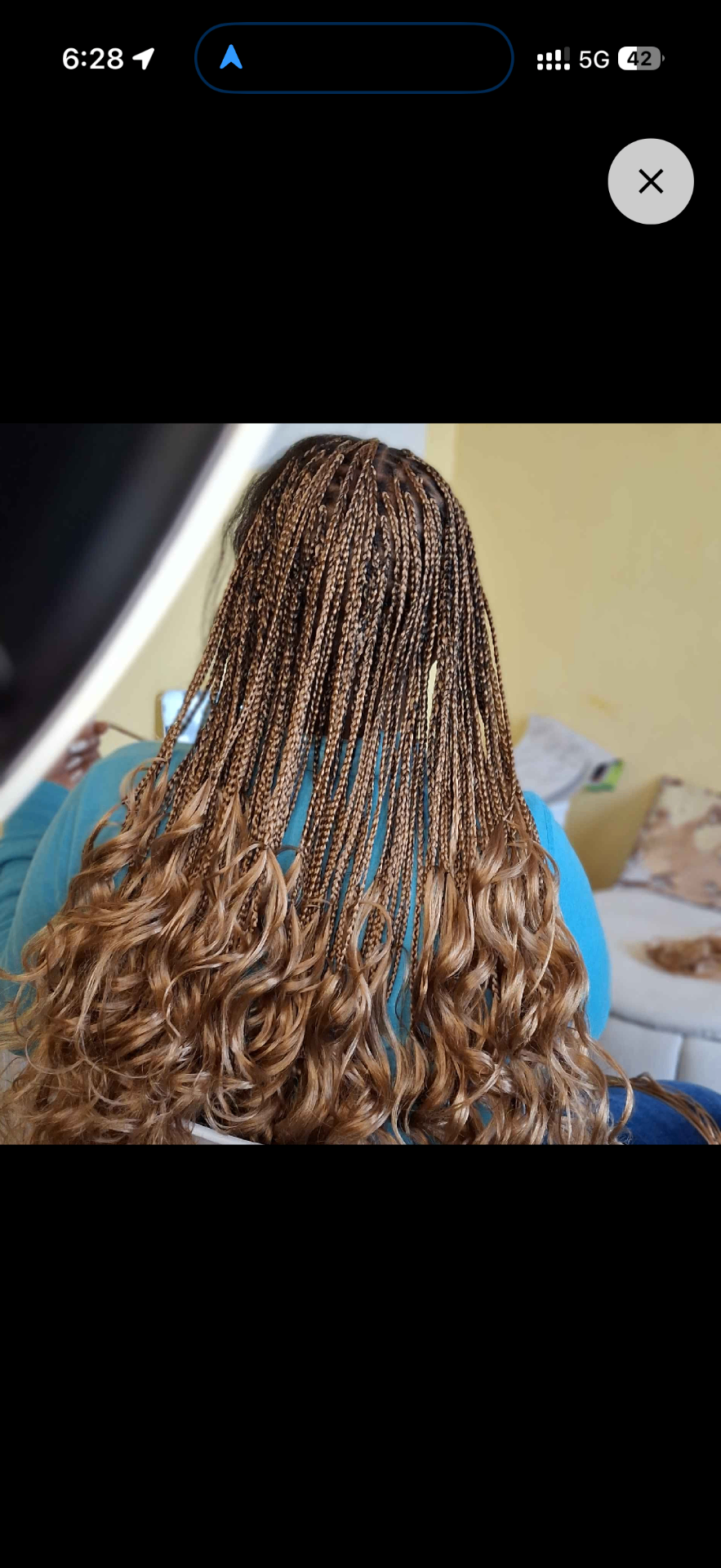 Boho Knotless / Goddess Braids by Lazandra, example 2